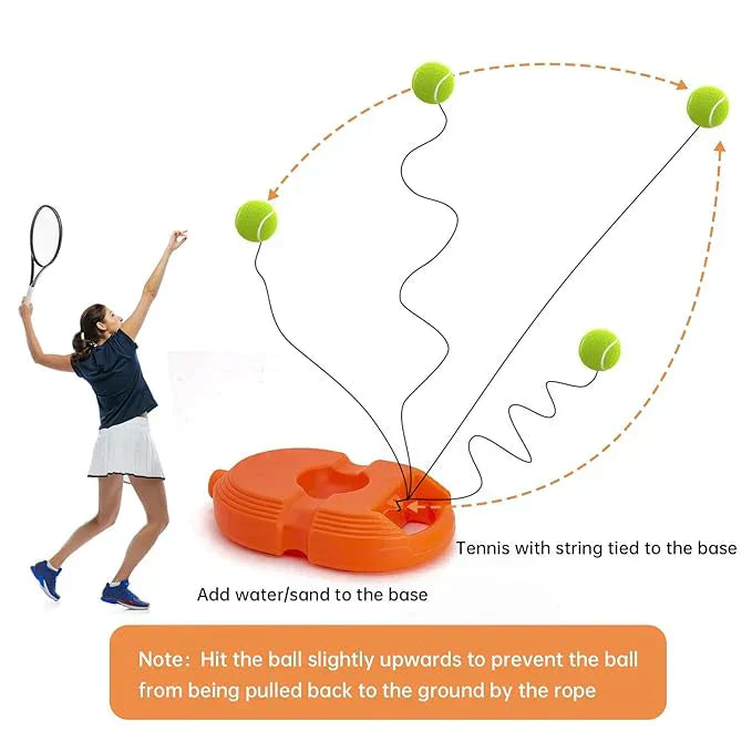 Self training tennis ball (Tennis & Cricket Practice)for  kids and adult